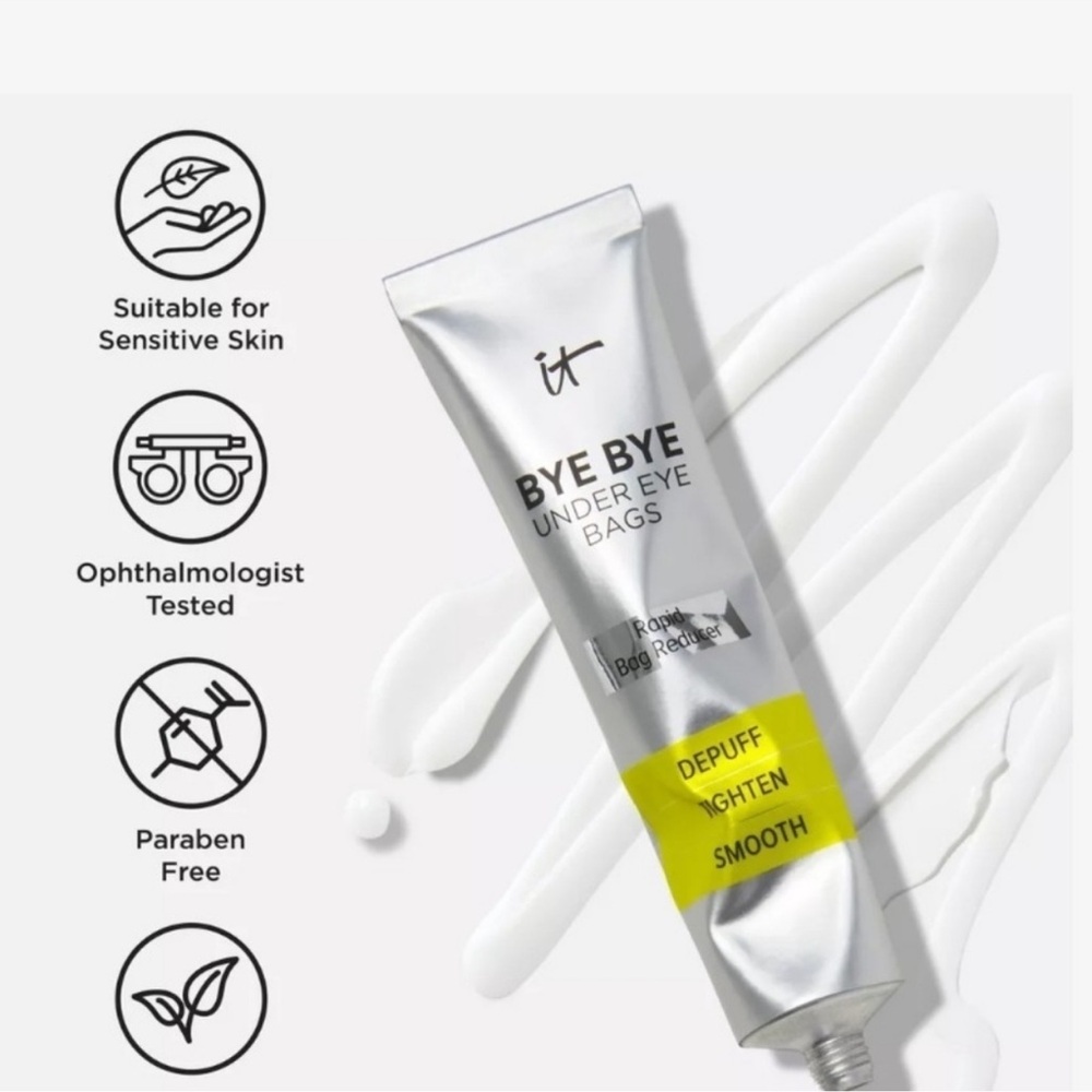 IT Cosmetics Bye Bye Under Eye Bags Cream - Silver and Yellow - Picture 5 of 10